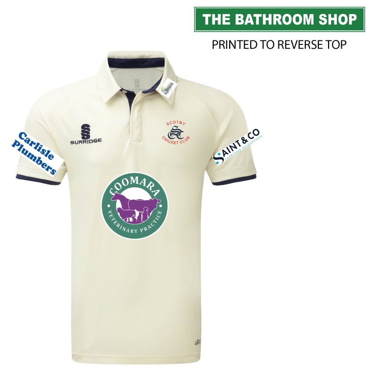 Ergo Cricket Shirt - Short Sleeve : Navy Trim