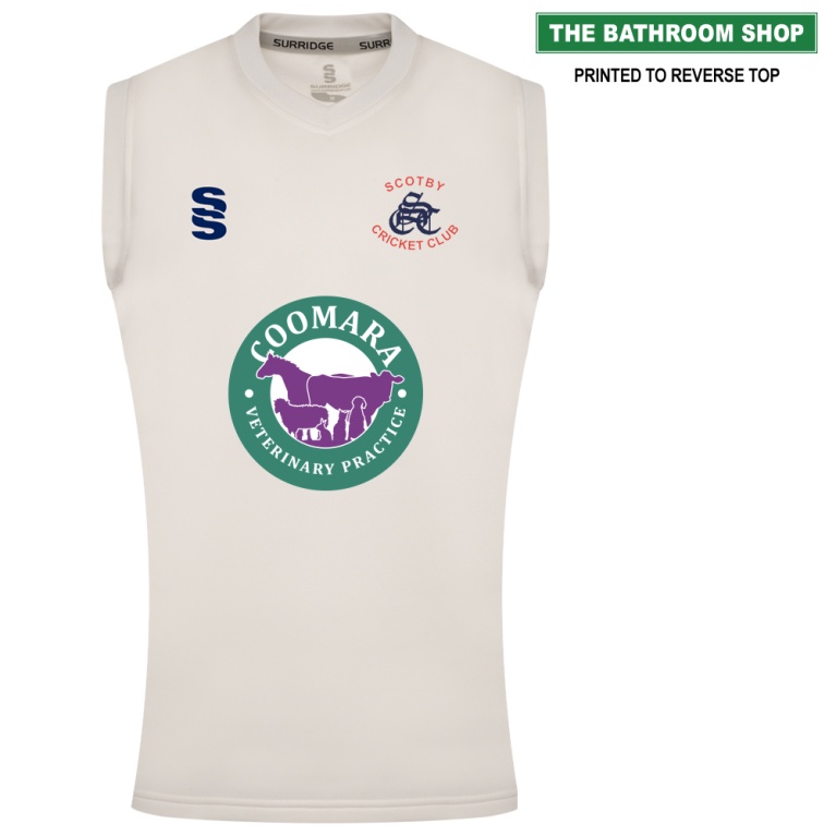 BLAST SLEEVELESS WOMENS SWEATER-Ivory