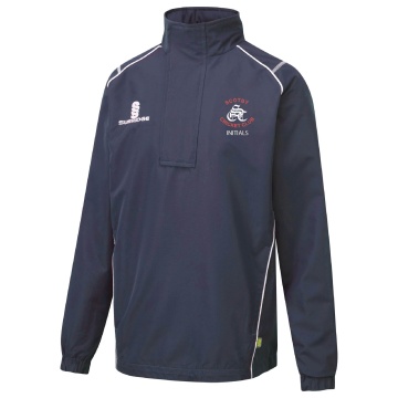 Dual Curve 1/4 Zip Rain Jacket : Navy