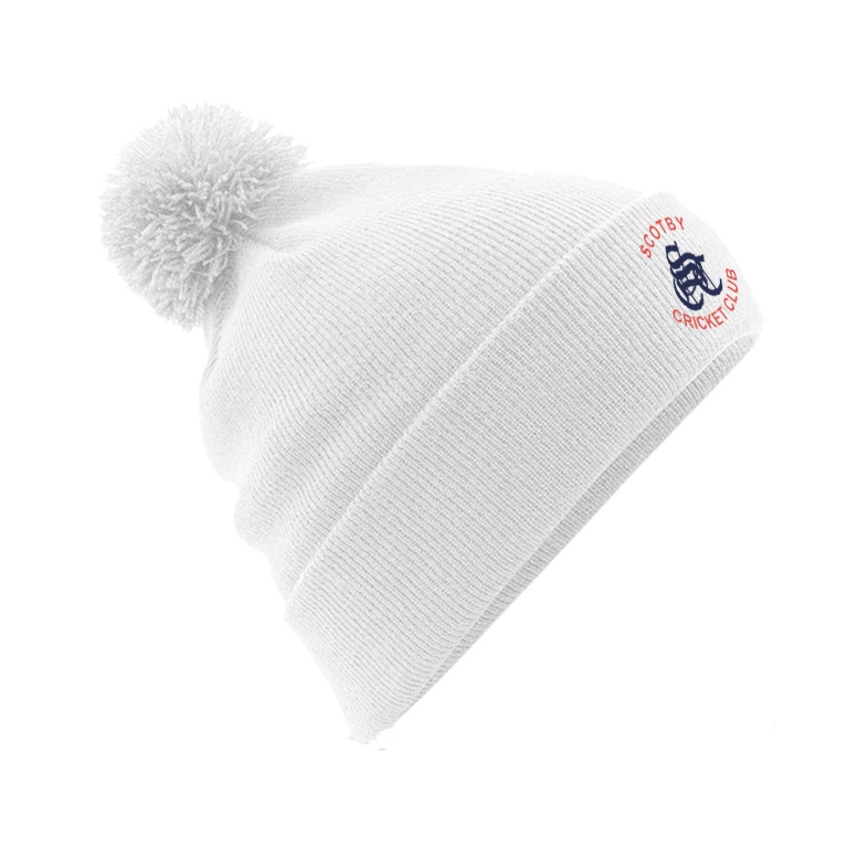 Original Pom Pom Beanie : White